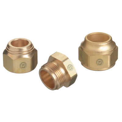 Torch Tip Nut Replacements, Brass, 7/8 in - 20, Hex, Male 312-TN4-1