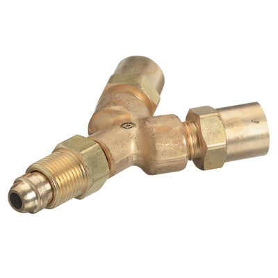 Y Connection, 200 psi, Brass, B-Size (F) to B-Size (M), 9/16 in-18 (F) 312-101