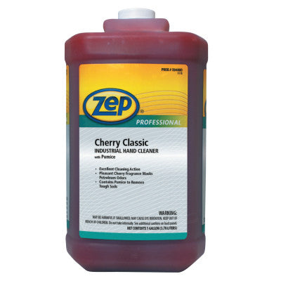 Cherry Classic Industrial Hand Cleaner with Pumice, Square Jug, 1 gal 019-1046473