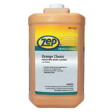 Orange Classic Industrial Hand Cleaner with Pumice, Orange, Bottle, 1 gal 019-1046475